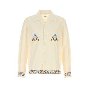 Bode Men Cream Cotton Nouveau Vine Shirt